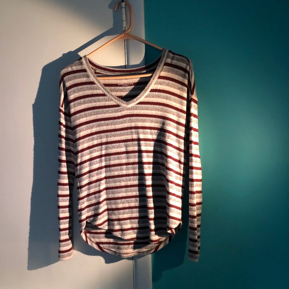 American Eagle Striped Shirt